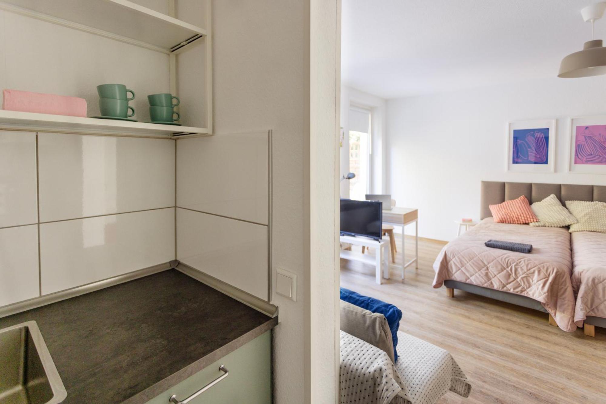 Central Apartment With Terrace And A Free Parking Duisburg Ngoại thất bức ảnh